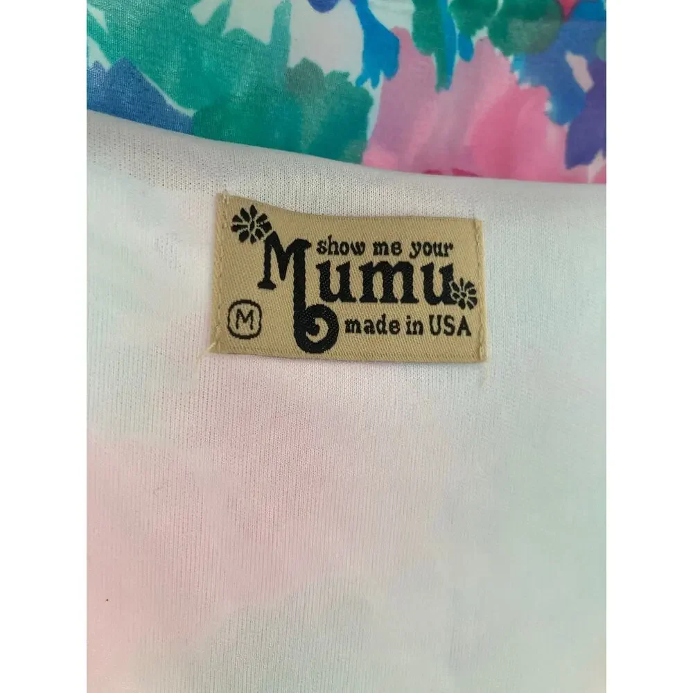 Show me your mumu Maya Floral Maxi Skirt Chiffon Medium Beach Resort - Picture 7 of 10